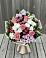 Букет цветов из: Альстромерии, Гвоздики, Розы и Хризантемы в Панковке