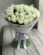 Букет 35 Белых роз #REPLACE_PRED# Панковке