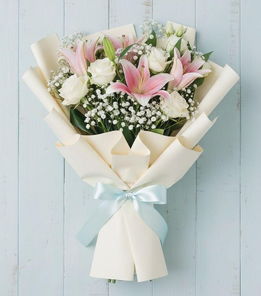 Букет цветов из: Лилии в Панковке