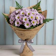Букет цветов из:  Хризантемы #REPLACE_PRED# Панковке