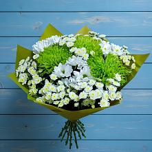 Букет цветов из:  Хризантемы #REPLACE_PRED# Панковке