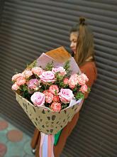 Букет цветов из:  Розы #REPLACE_PRED# Панковке