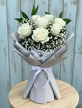 Букет цветов из:  Розы #REPLACE_PRED# Панковке