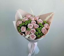 Букет цветов из:  Розы и Хризантемы в Панковке