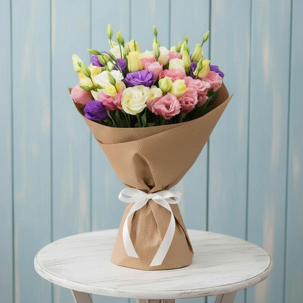 Букет цветов из: Лизиантусы в Панковке