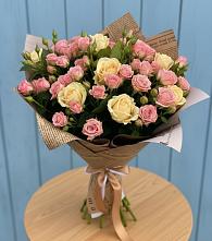 Букет цветов из:  Розы #REPLACE_PRED# Панковке